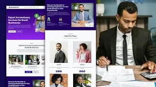 An Accounting Firm Website Template Using WordPress and Elementor