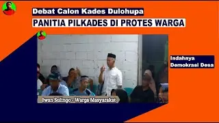 Pertanyaan Panelis Memicu Perdebatan Antara Calon Kades Dulohupa