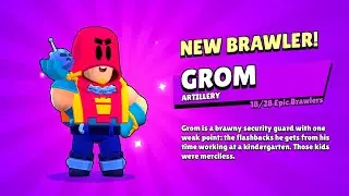 UNLOCKING GROM ARTILLERY! EPIC Brawler Showcase & Tips (Brawl Stars)