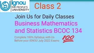 Business States And Mathematics BCOC 134