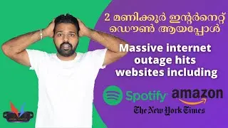 INTERNET OUTAGE NEWS | AMAZON SPOTIFY WEBSITES DOWN | VIRTUAL VINEETH