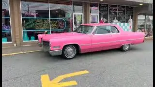 Pink Cadillac #car #langleybc #diner #cadillac #pink #classiccars
