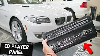 BMW F10 F11 CD PLAYER PANEL REMOVAL REPLACEMENT BMW F10 F11 528i 535i 520i 530i 550i 518d 520d 525d