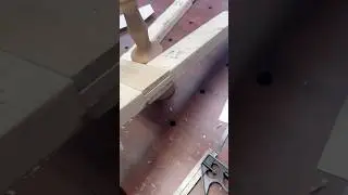 Using bridle joints to make a cheap frame to mount casters on.