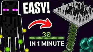  Enderman XP Farm 1.22 [JAVA + BEDROCK ] #viral 