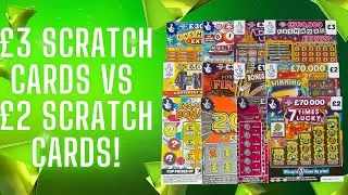 🥊 £3 vs £2 Scratch Cards! 💷 Which One Pays Out BETTER?! 🤯💰