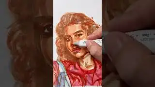 Sketchbook page 📄 lana del rey #copic #sketching #portrait #speeddrawing