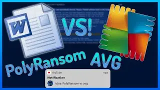 AVG Antivirus VS PolyRansom Ransomware!