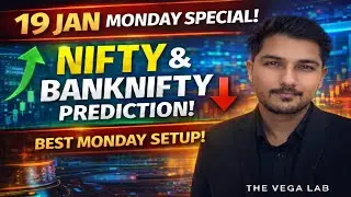 Nifty Intraday Trade Setup: Jan 19th - Buyer vs Seller Strategy | The Vega Lab