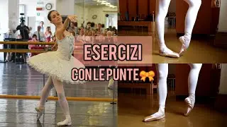ESERCIZI per ballerine: rinforzare i piedi ed ammorbidire le SCARPE DA PUNTA🩰🎀