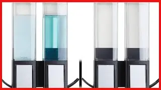 Great product -  Better Living Products 77284 Clever Soap and Shower Double Dispenser, Black/Chrome