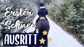 ERSTER SCHNEEAUSRITT ❄️🌟| chaotischer Weihnachtsausritt | Vlog 14 | vic.adventure