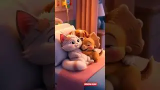 Kittu Cat Accident 😿 | Puppy & Maggy Dinosaur Help | #3danimation #cat #cartoon