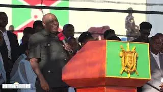 Nyenicubahiro Evariste Ndayishimiye yaratanze impanuro mu gikorane c'umugambwe CNDD-FDD,stade Ingoma