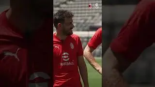 @ACMilan take on the eFootball Pass Accuracy Challenge! #shorts