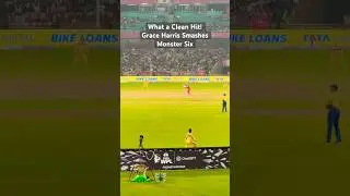 Grace Harris Shows Brutal Power | Cleanest Six of WPL! #graceharris #rcbwpl