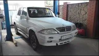 Замена вискомуфты вентилятора на SsangYong Musso Sports 2,9 СсангЙонг Муссо Спортс 2005