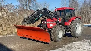 K&ouml;p Traktor Case IH 5130A med trimalastare och Holms sn&ouml;blad p&aring; Klaravik