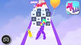 Balloon Pop Runner - Gameplay Walkthrough Part 5 - Puzzle Game Levels 22-24 (iOS, Android)