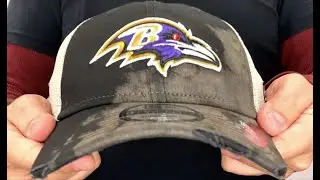 Baltimore Ravens FADED TRUCKER SNAPBACK Hat by New Era