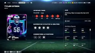 Madden 26 -Season 5 95 overall New England Patriots Theme grind hard, selling players p2