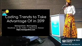 Coding Trends Talk | Women in Tech Africa Summit #WinTechSeries | Sunshine in my Code