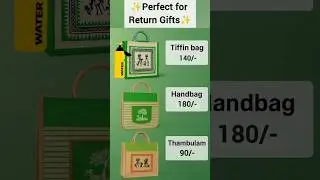 🎉 Stylish Return Gift & Daily Use Jute Bags | Bulk Orders and customised Available