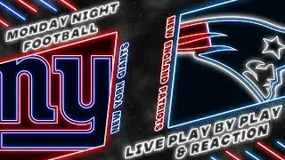 Giants vs Patriots Live Play by Play & Reaction
