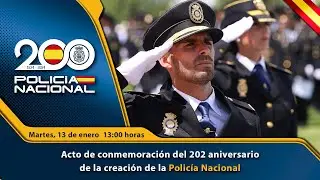 Acto de celebración del 202 aniversario de la creación de la Policía Nacional