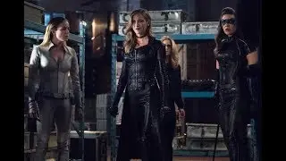 Birds Of Prey - Black Siren Teams up with White and Black Canary - Arrow 7-18
