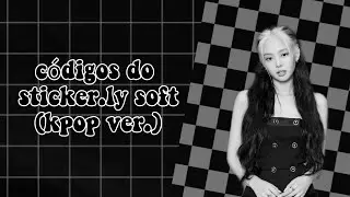 c&oacute;digos do sticker.ly soft (kpop ver.)