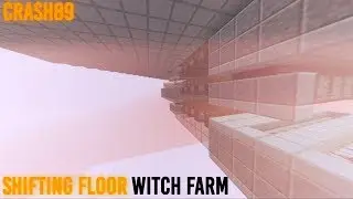 Shifting Floor Witch Farm | 4300 items/h | Minecraft 1.13+