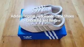 Adidas Taekwondo Lace Shoes Unboxing and Review, Kung Fu or Tai Chi  Shoes #flexibility