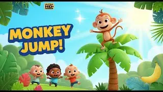 Monkey Jumping on the Tree | Fun Action Dance Song for Babies & Toddlers