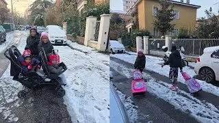 Back to School After Christmas ❄️ First Snow Day + Mom Life Vlog