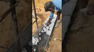 Natural stone work👍 #construction #shortsfeed #shorts #skills #satisfying #foryou