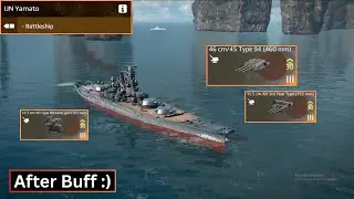 IJN Yamato After Buff in Alpha test - Modern warships