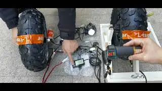 L-faster Dual Drive Off-road Motor Wheel Operation