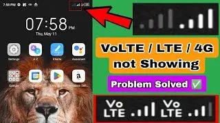 VoLTE/LTE/4G not showing beside Network Bars Problem Solved | All 4G sim network problem Solved