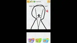 Draw 2 Save: Stickman Puzzle LEVEL 212 Help the stilt walker out - Gameplay Walkthrough Android IOS