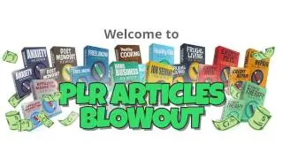 PLR Articles Blowout 1