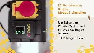 Honig R&uuml;hrwerk Einstellung Timer/Zeitsteuerung