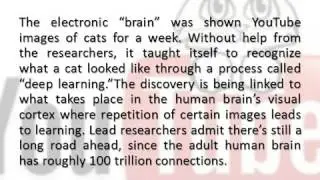 YouTube Cats Help Computers Learn