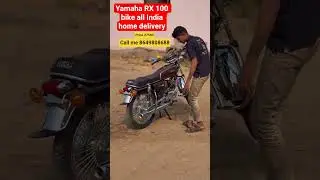 Yamaha RX 100 bike selling all India home delivery available my contact number 8649808688#newyamaha