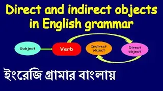 Direct and Indirect Objects in English Grammar | Direct Object vs Indirect Object | Learn English