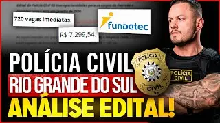 AN&Aacute;LISE DO EDITAL PC RS - 720 VAGAS PARA INSPETOR E ESCRIV&Atilde;O