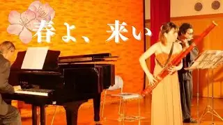 春よ、来い   フルート、ファゴット、ピアノ