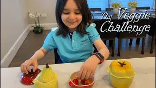 Veggie Challenge 2.  Do the Veggie Challenge!  Kids Fruit & Veggie Challenge with Aiden Adams.