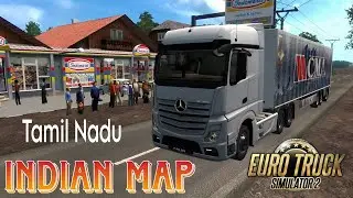 INDIAN MAP TAMIL NADU ETS2 REALISTIC GAMEPLAY EURO TRUCK SIMULATOR 2 INDIA MAP