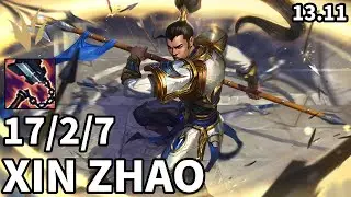 Xin Zhao Jungle vs Master Yi - EUW Master | Patch 13.11
